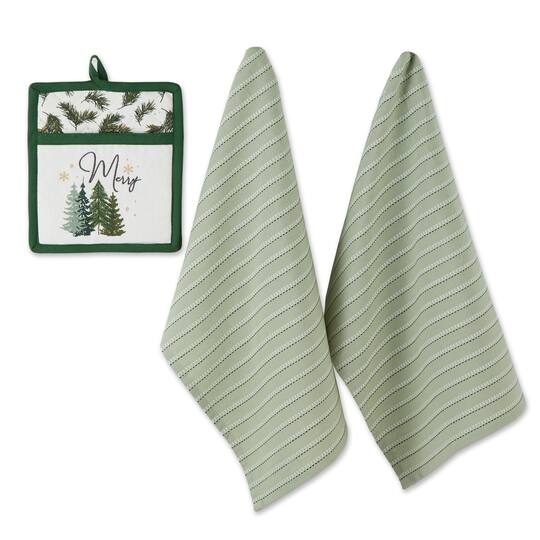 DII® Merry Trees Potholder Gift Set